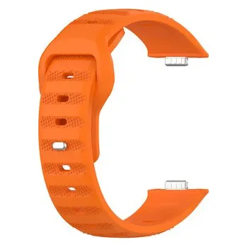 Vroubkovaný náhradní řemínek pro Huawei Fit 3,Oranžová