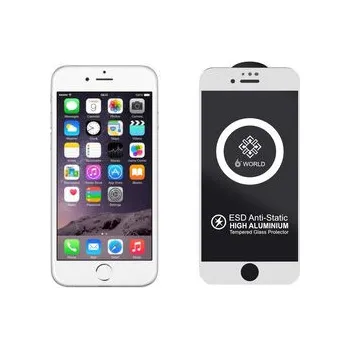 ESD 3D Ochranné tvrzené sklo bílé na iPhone 7+/8+