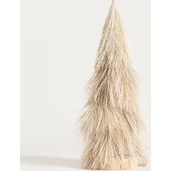Vánoční ozdoba Vánoční dekorace CANNE béžový stromek 757570