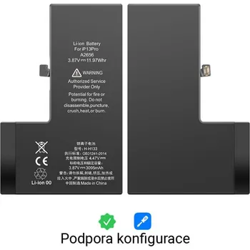 Baterie iPhone 13 Pro 3280mAh (CoB) s podporou konfigurace - Genuine BT0158