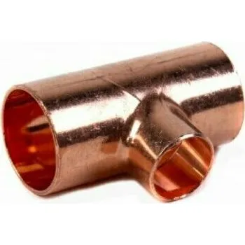 Fitinka T-kus redukovaný pájecí Sanha Cu 5130 54×42×54 mm