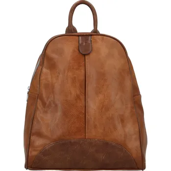 Kabelka Trendy dámský koženkový kabelko-batůžek Eligio, koňakový