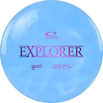 Disc golf Latitude 64° EXPLORER Gold Line Barva: Bílá, Váha: 173 g