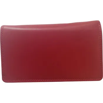Módní doplněk Dámská kožená peněženka Rovicky R004M - červená/ černá
