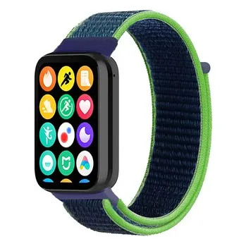 Chytré hodinky Sportnylon řemínek pro Mi Band 8 PRO,TmavěModro-Zelená