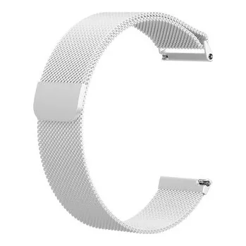 Chytré hodinky Milánský tah magnetický 24mm,Stříbrný