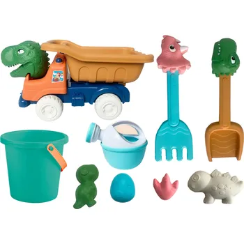 Hračka na písek Mamido Sada Hraček na Písek - sklápěčka, kyblík, formičky, dinosauři