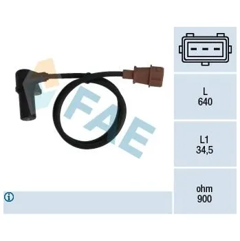Kliková hřídel Generátor impulsů, klikový hřídel FAE 79076