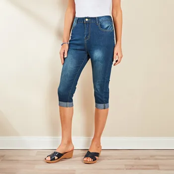 Capri džíny tmavě modrá M