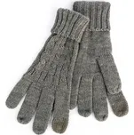 Dámské zimní dotykové rukavice šedá uni