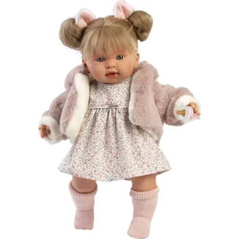 Panenka Llorens 42282 ALEXANDRA - realistická panenka se zvuky a měkkým látkovým tělem - 42 cm