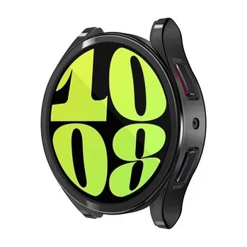 Chytré hodinky Ochranný silikonový kryt pro Samsung Galaxy Watch 6 Classic 43mm,černý