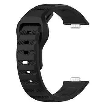 Chytré hodinky Vroubkovaný náhradní řemínek pro Huawei Fit 3,Černá