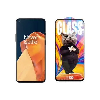 3D Ochranné tvrzené sklo na OnePlus 9R - Mr. Cat ESD