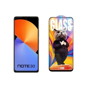 3D Ochranné tvrzené sklo na Infinix Note 30 4G/X6833B - Mr. Cat ESD
