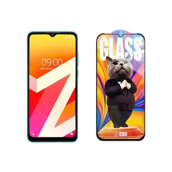 3D Ochranné tvrzené sklo na Lava Z6 - Mr. Cat ESD