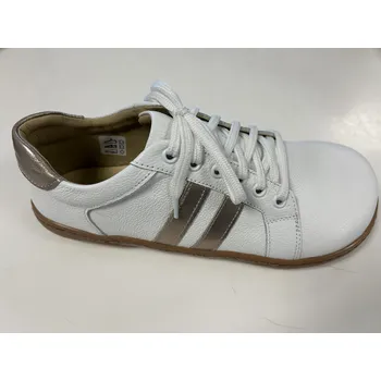 Dámské polobotky MINTAKA Kožené Bílo-zlaté Velikost: 41