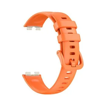 Chytré hodinky Jednobarevný řemínek s přezkou pro Huawei Band 8,Oranžová,Huawei Band 8