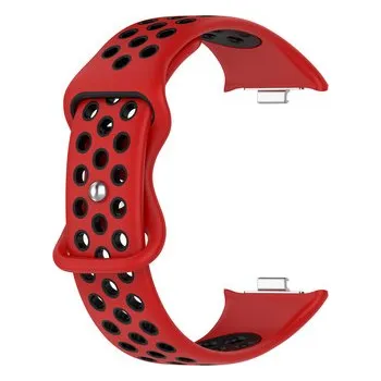 Příslušenství k chytrým hodinkám Perforovaný řemínek Xiaomi Redmi Watch 4,Červeno-Černý
