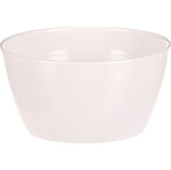 Biokrb Keramický obal na květiny Terakota, pr. 15 cm, bílá