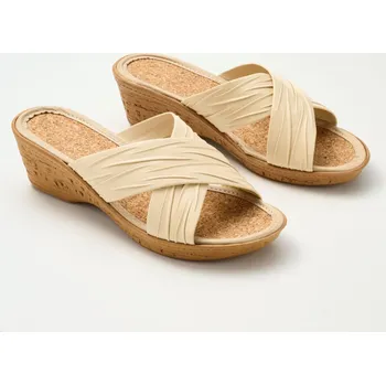 Dámské pantofle Pantofle Sylvia béžová 38