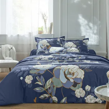 Povlečení Povlečení Louise zn. Colombine modrá jednolůžko 140x200 + 70x90 cm 140 x 200 cm 70 x 90 cm