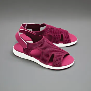 Dámské sandále Pohodlné sandály Helga bordó 37