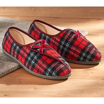 Dámské pantofle Papuče Bína bordó 36