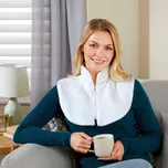 Nákrčník bílá Jednotná velikost. 38 x 37 cm.