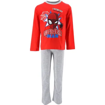 Červeno-šedé chlapecké pyžamo Marvel: Spider-Man Velikost: 128