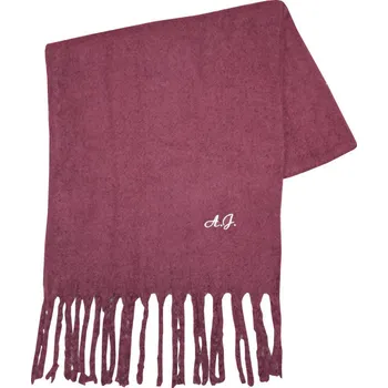 Dámské tričko Jemná šála jednobarevná vínová uni