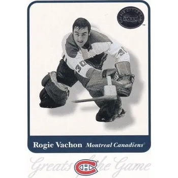 Sběratelská karetní hra řadová karta ROGIE VACHON 01-02 Greats of the Game číslo 68