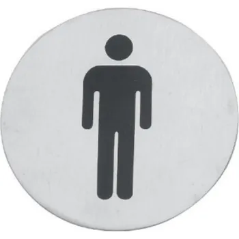 Domovní cedule Cedulka na dveře WC Muži 75 cm