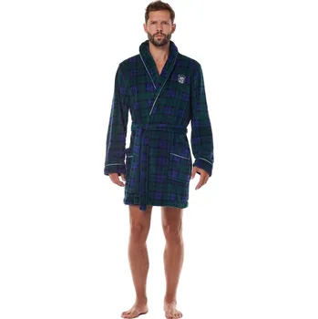 Pánský župan L&L 2456 BJ tmavě modrá L 0