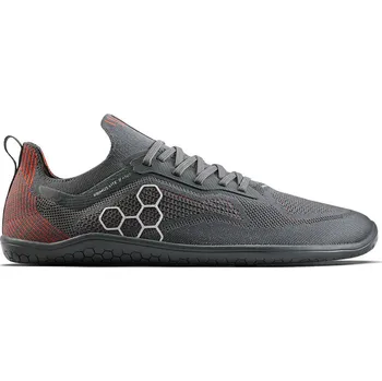 Pánské tenisky Vivobarefoot PRIMUS LITE KNIT MENS OBSIDIAN/CHERRY TOMATO velikost 40 - Černá