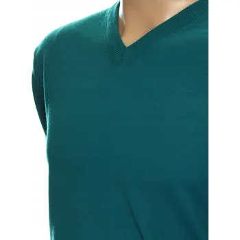 Pánský svetr Pánský svetr do V s kašmírem a merino vlnou, kašmírový M morski 243