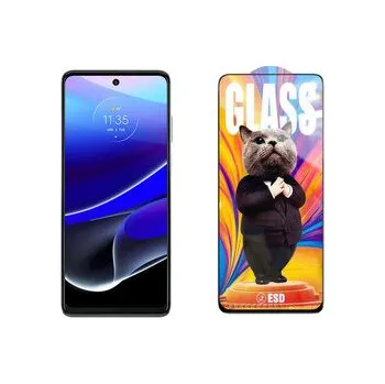3D Ochranné tvrzené sklo na Motorola Moto G Stylus 5G 2022 - Mr. Cat ESD