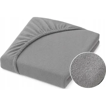 Prostěradlo Prostěradlo jersey s gumou 180x200 + 25 cm boky - světle šedá barva