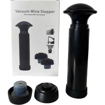 Vakuová pumpa na víno se 2 zátkami