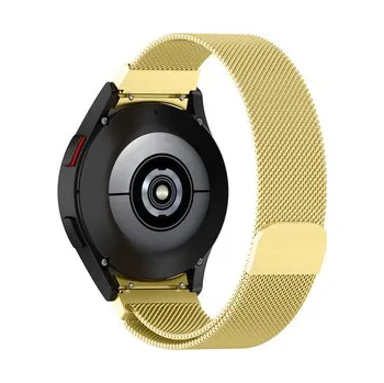 Příslušenství k chytrým hodinkám Milánský tah pro Samsung Galaxy Watch 4/5/6,Zlatý