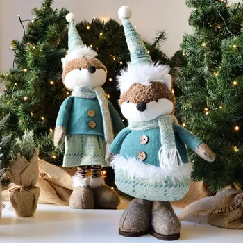 Vánoční dekorace Vánoční dekorace skřítek, 55 cm, tyrkysová 38112