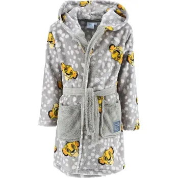 Dívčí župan The Lion King dětský šedý župan Velikost: 104