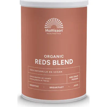 Doplněk stravy Mattisson BIO Reds Blend prášek - 400 g