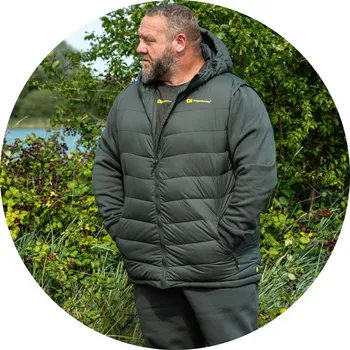 Rybářské oblečení RidgeMonkey Bunda APEarel ThermaPro Hybrid Coat Green - XXL