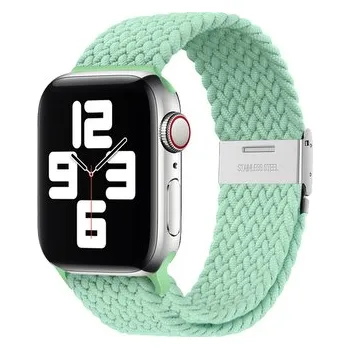Chytré hodinky Pletený řemínek pro Apple Watch 42/44/45/46/49mm,Tyrkysový
