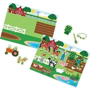 samolepka Melissa & Doug Samolepky s podložkou - FARMA