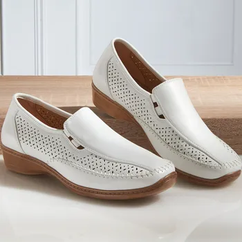 Dámské polobotky Polobotky Pam bílá 40