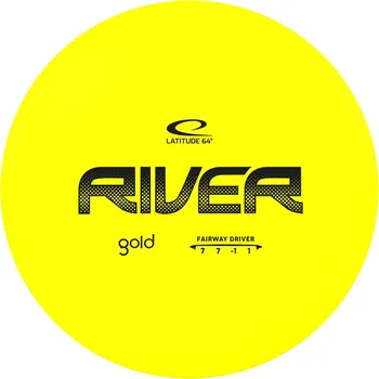 Disc golf Latitude 64° RIVER Gold Line Barva: Bílá, Váha: 174 g