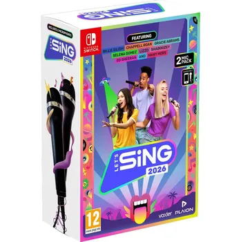Hra pro Nintendo Switch Let's Sing 2026 + 2 mikrofony (Nintendo Switch)