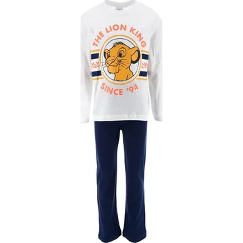Dívčí pyžamo Bílo-modré chlapecké pyžamo - The Lion King Velikost: 98